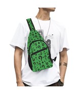 Riddler Riddle Questions Crossbody Chest Bag Sling Bag Shoulder Backpack... - $55.69 CAD