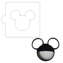 Mickey Face Outline Stencil And Cookie Cutter Set USA Made LSC528S - £3.98 GBP