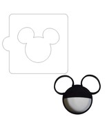 Mickey Face Outline Stencil And Cookie Cutter Set USA Made LSC528S - $4.99