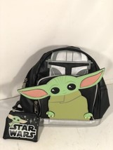 Disney Star Wars Mandalorian Grogu Il Bambino Mini Zaino Staccabile Portamonete - £23.75 GBP