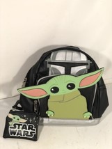 Disney Star Wars Mandalorian Grogu Il Bambino Mini Zaino Staccabile Port... - £23.55 GBP