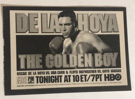 Oscar De La Hoya Print Ad Vintage  The Golden Boy TPA5 - £4.68 GBP