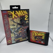 X-Men 2: Clone Wars (Sega Genesis, 1995) Hard Case / No Manual / - £55.39 GBP