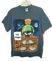 Vintage 1997 Looney Tunes Men&#39;s Large Graphic T Shirt Marvin The Martian... - £50.92 GBP