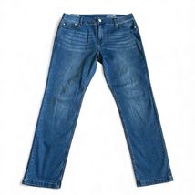 Mugsy Mens Lake Shores Slim Fit Jeans 38 x 32 Stretch Blue Whisker Denim... - $48.45 CAD