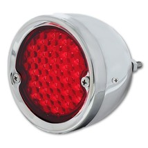 54-59 Chevy Stepside Truck LED Tail Light Red Lens w/ Stainless Housing Assembly - £45.37 GBP