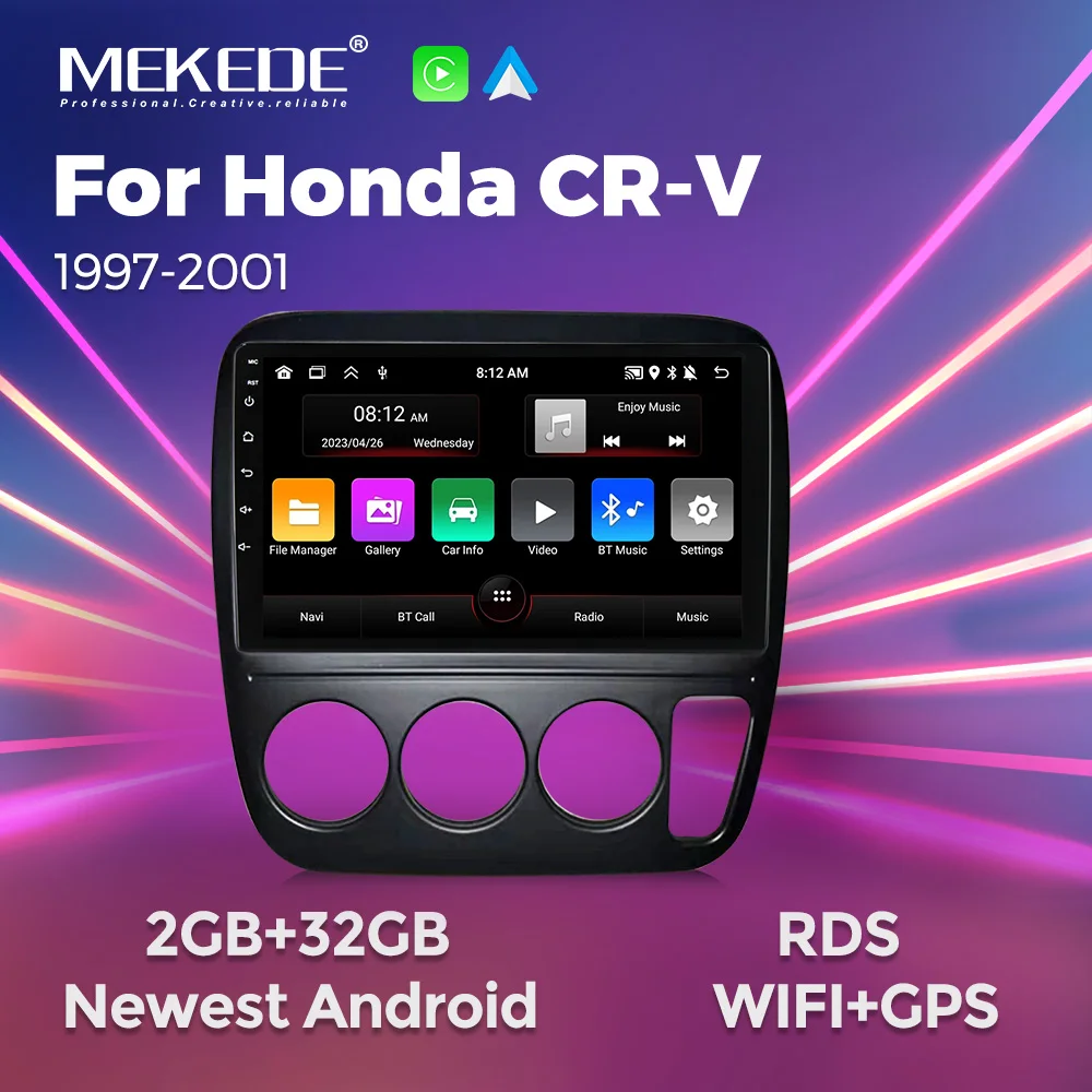 MEKEDE Autoradio Car Radio For Honda CRV CR-V 1997-2001 Multimedia Player - $117.05+
