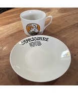 Vintage Monopoli Capricorn Mug &amp; Saucer Set - $655.25 MXN