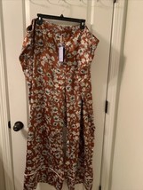 La Ligne Target Women&#39;s Plus Floral Print Satin Pants Lightweight Size 4X - $65.34