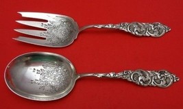 Gladstone by Frank Whiting Sterling Silver Salad Serving Set Bright-Cut 2pc - $286.11
