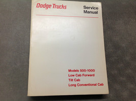 1971 1972 1973 1974 Dodge Truck Models 500-1000 Low Cab Tilt Cab Service Manual - £47.23 GBP