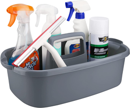 Kefanta Cleaning Supplies Caddy, Cleaning Supply Organizer with Handle, Large Pl - £19.18 GBP