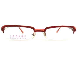 Lafont Issy &amp; La Petite Brille Rahmen KERMESSE 945 Verbrannt Rot 48-18-130 - $59.38