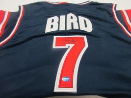 Larry bird of Team USA signed autographed basketball jersey TAA COA 513 - £762.90 GBP