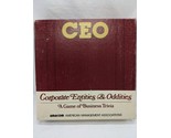 1984 Ceo Corporate Entities And Oddities A Game Of Business Trivia Board... - £25.04 GBP