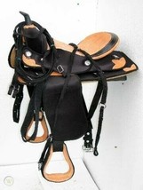 Beautiful Designer Synthetic Western Barrel Racing Horse Saddle Size (12... - $255.00+