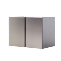 Wood Base Door Wall Mounted Garage Cabinet in Metallic Gray Grey Laminat... - £234.87 GBP