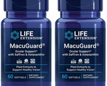 MACUGUARD  OCULAR SUPPORT SAFFRON  ASTAXANTHIN 120 gels 2 Bottles LIFE E... - $64.49
