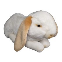 Russ Realistic Lop Bunny Rabbit Tan &amp; Cream Stuffed Animal Plush Toy Easter 15&quot; - £15.79 GBP