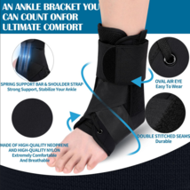 Adult XL Ankle Brace Support Lace Up Sprain Injury Recovery Arthritis Sh... - $30.80