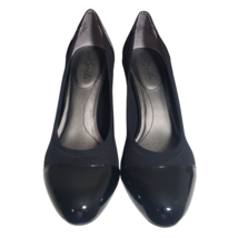 Life Stride Womens Parigi Stretch Black Slip On Closed Toe Pump Shoes Si... - $45.49