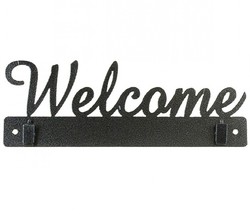Classic Motifs 10 Inch Welcome Craft Holder With Clips - $25.95