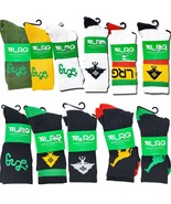LRG Lifted Research Group Crew Socks Tree Giraffe (6.5-12) Black White G... - $7.99