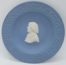 Vintage The Wedgwood Collectors Society Blue Trinket Dish Charter Member  - $14.85