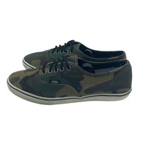 Vans Camo Low Canvas Unisex Green Shoes Casual Skate Mens Size 7 Womens 8.5 - $34.64