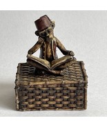 Monkey Trinket Box Basket Imported by CBK , LTD Resin Fez - $14.24