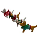 Target Wondershop Felted Cat Dog Christmas Tree Ornaments Set Of 4 2023 - $6.34