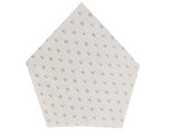 EMPORIO ARMANI Mens Pocket Square Geometrical Textured Grey Size 12&quot; X 1... - $29.09