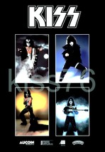 KISS Band 24 x 35 SOLO ALBUMS PRESS KIT Custom Collage Poster - Collecti... - £35.39 GBP