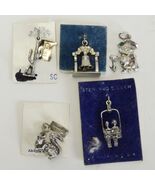 Sterling Silver Charm Pendant Moveable Liberty Bell Squirrel Cactus Mine... - €29,68 EUR