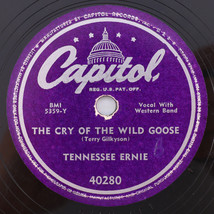 Tennessee Ernie - Cry Of The Wild Goose/Donkey Serenade 1950 78rpm Record 40280 - $17.83