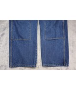 Cabelas Jeans Pants Mens 44x32 Blue Denim Casual Outdoors Preppy Carpenter - £23.69 GBP