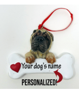 Personalized Shar Pei Dog Name Christmas Ornament Figure Heart Valentine... - £11.79 GBP