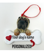Personalized Shar Pei Dog Name Christmas Ornament Figure Heart Valentine... - $14.99