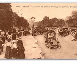 Avenue Bois de Boulogne Street View Paris France DB Postcard V23 - $2.92