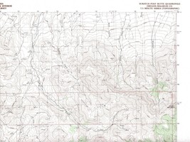 Scratch Post Butte Quadrangle Oregon 1990 USGS Topo Map 7.5 Minute Topog... - £18.94 GBP