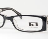 TIM DILSEN TD226 Black /White /Clear UNIQUE RARE EYEGLASSES GLASSES 49-1... - $56.78