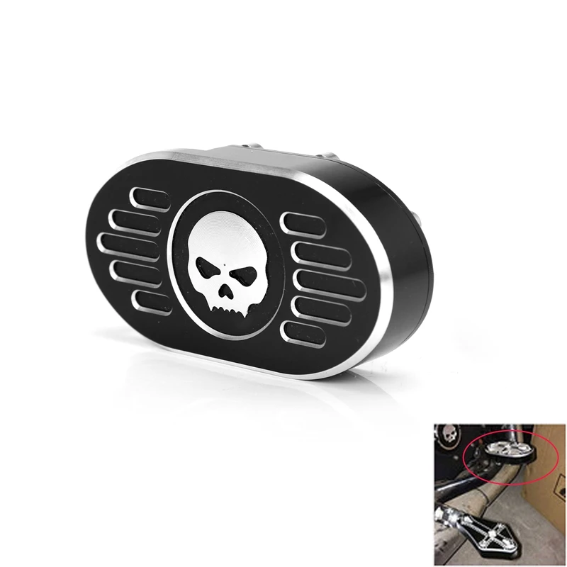 Pedal pad mx offroad style foot pegs footrest cover aluminum for harley sportster xl883 thumb200