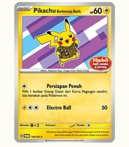 TCG Pokemon Indonesia Exclusive Pikachu Berkemeja Batik XATU DESIGN 154/... - £27.73 GBP