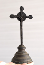 ⭐ antique religious cross ,crucifix bronze⭐ - £46.15 GBP