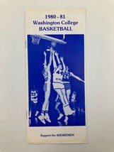 1980-1981 Washington College Basketball Program - £11.15 GBP