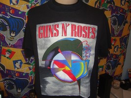 Vintage 90&#39;s GUNS n ROSES Coma 1992 Concert Tour T Shirt L - £110.74 GBP