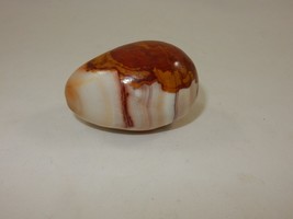 Marble Alabaster Stone Multi Colored Marbalized Egg - £15.72 GBP