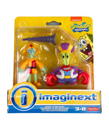 Imaginext SpongeBob 3 Inch Exclusive 2 Action Figure Pack Squidward &amp; Mr... - £16.51 GBP