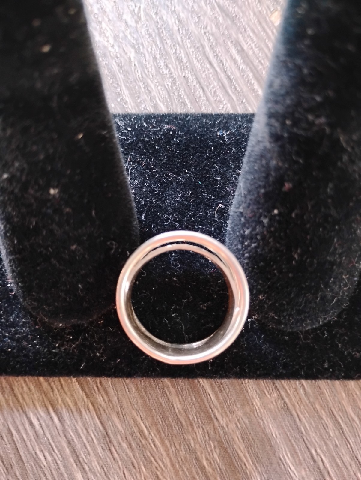 925 Sterling Silver Modernist 11 Mm Wide Hammered Band Ring SZ 7.5 Free Shipping Item image 15