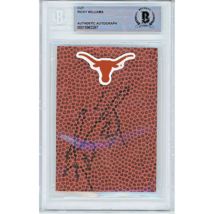 Ricky Williams Auto Texas Longhorns Signed Football UT Horns Beckett BAS... - $129.99